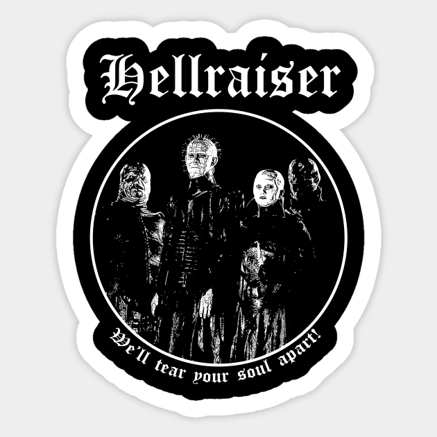 Hellraiser - Tear Apart Sticker by WithinSanityClothing